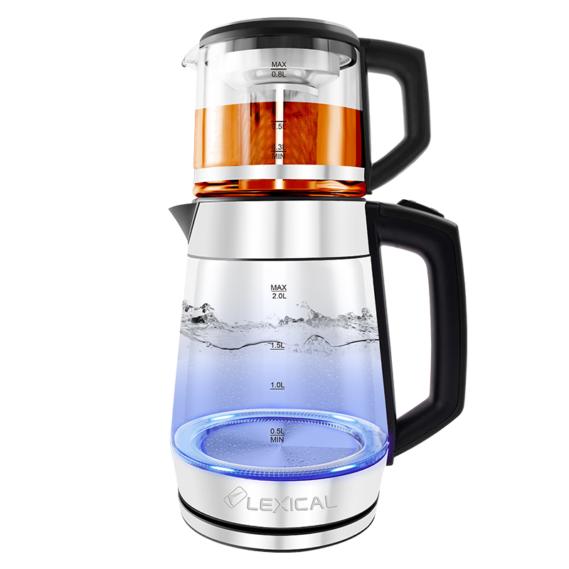 Lexical LTM-0855 Şüşə Elektrik Çaydan Dəsti – 2.8 L Ümumi Həcm